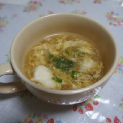 初めてたまごスープを手作りしましたが、美味しくできました☆
また作ろうと思います(´∀｀*)